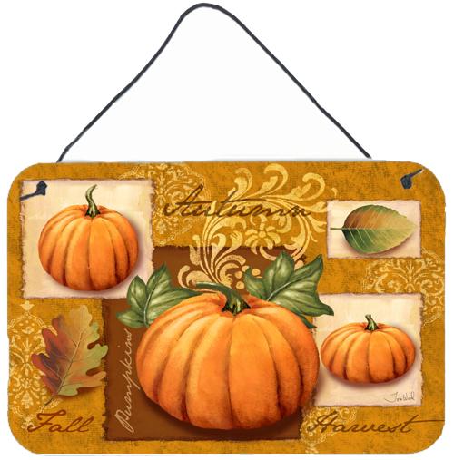 Fall Harvest Pumpkin Wall & Door Sign, 8 × 12 in