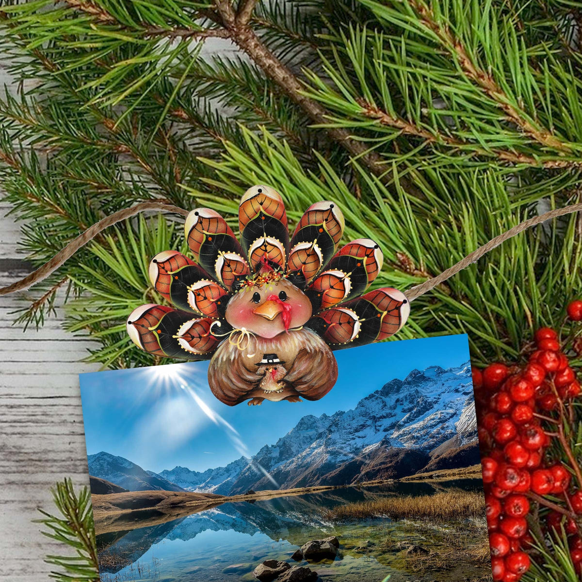 Happy Halloween Wooden Clip-On Ornaments, Set of 6