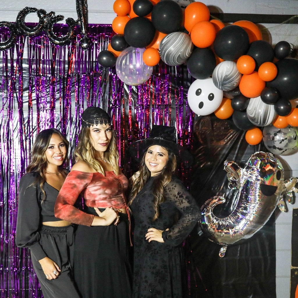 Halloween Balloon Garland Kit, Black & Orange