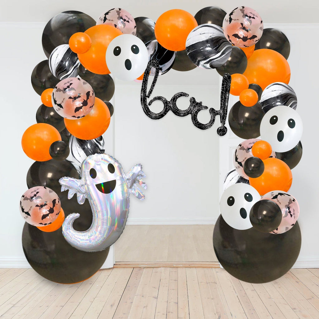 Halloween Balloon Garland Kit, Black & Orange